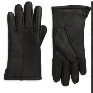 Nordstrom Men’s Leather Gloves Conker Brown Medium